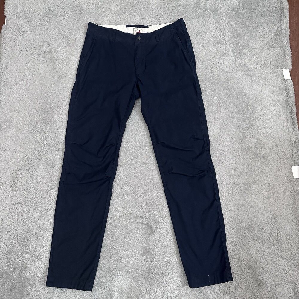 Relwen Flyweight Flex Chino Pants Men's Size 32 Navy Blue 32" Inseam
